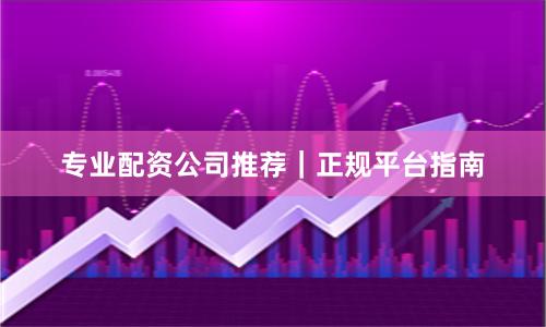 专业配资公司推荐｜正规平台指南